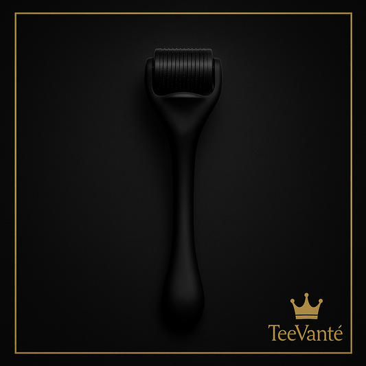 Matte Black Beard Growth Derma Roller